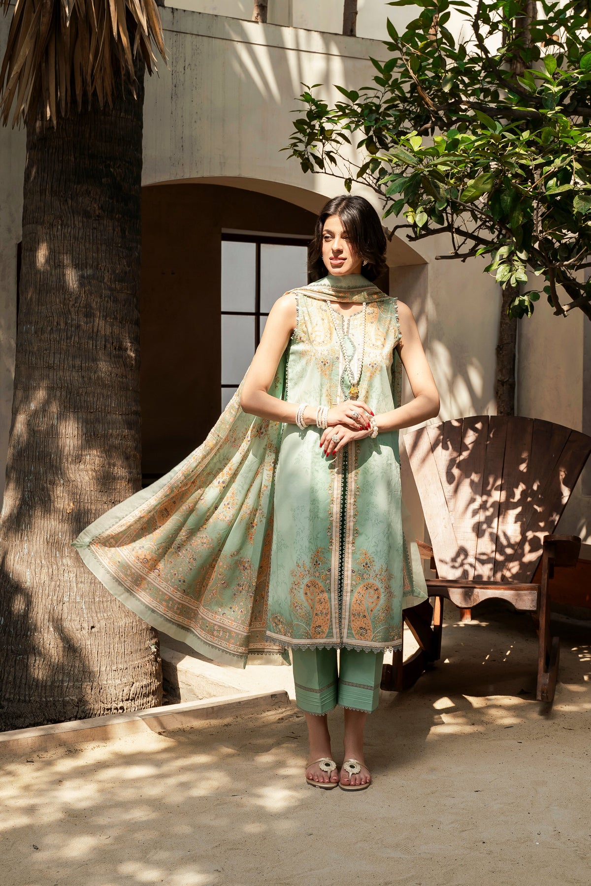 Printed - Lawn - 3pc - D146 - Mintaya