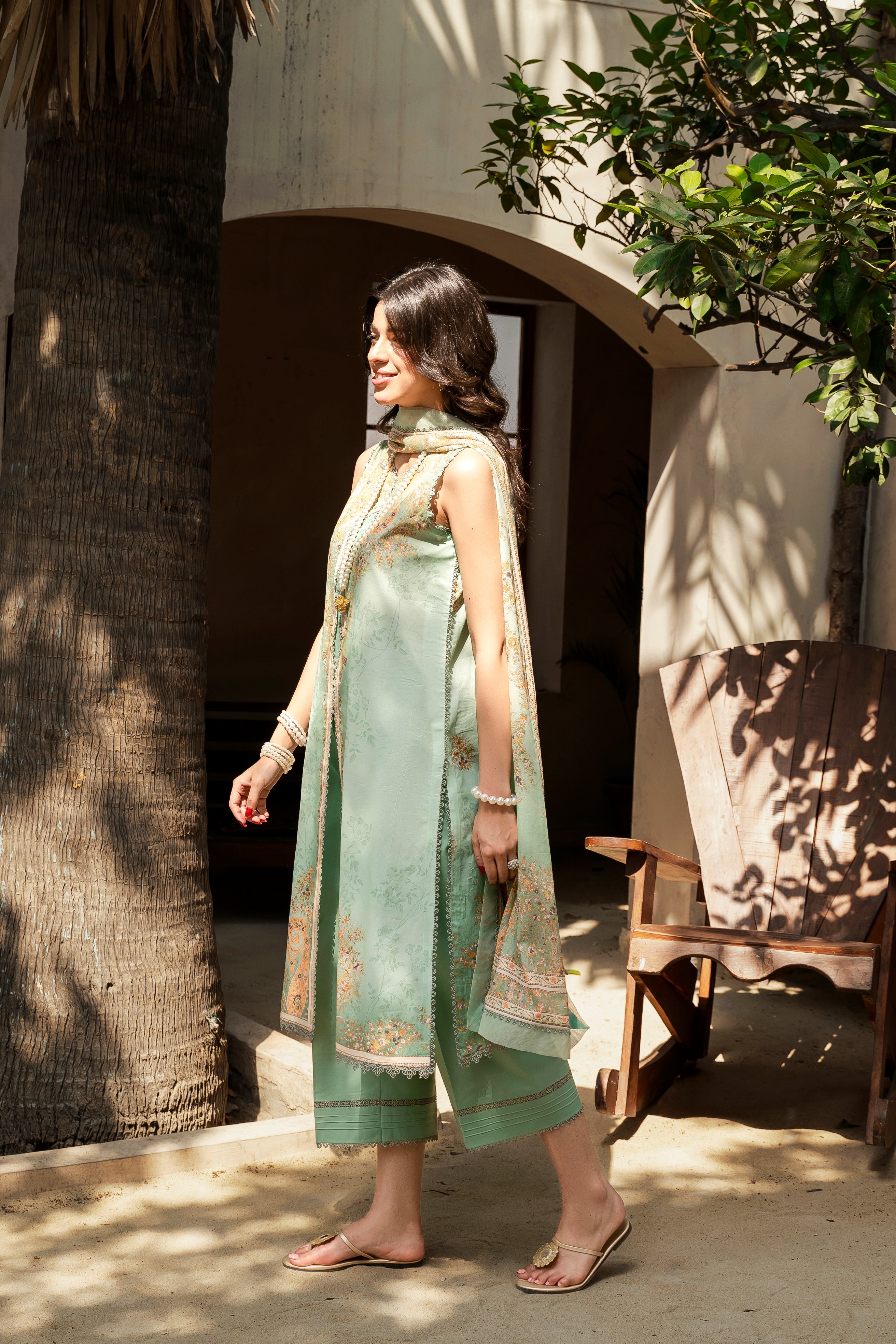 Printed - Lawn - 3pc - D146 - Mintaya