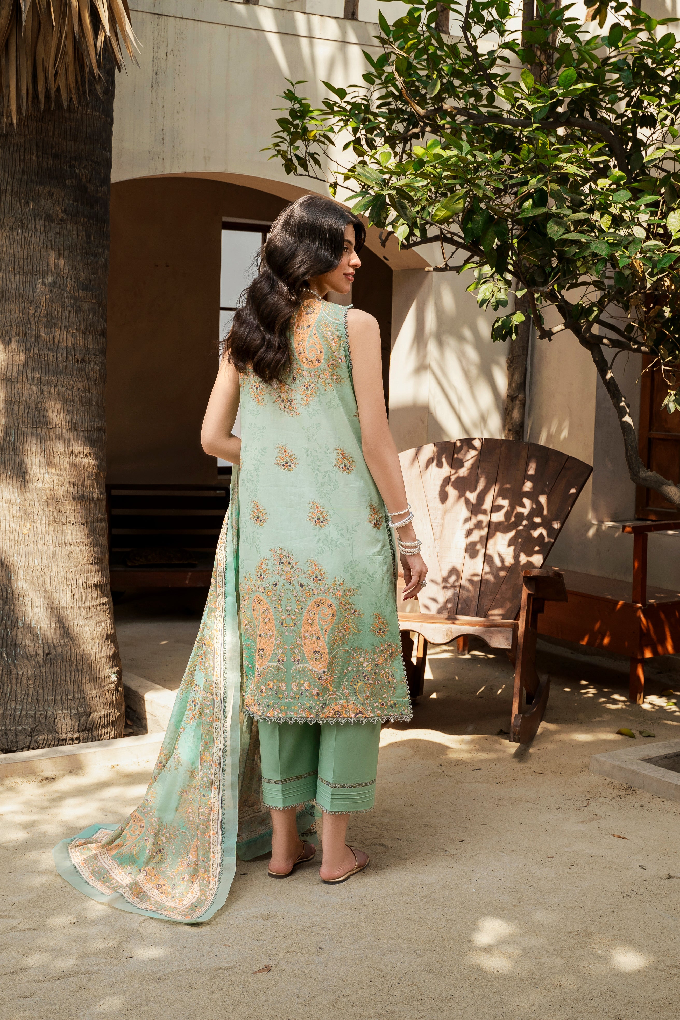 Printed - Lawn - 3pc - D146 - Mintaya