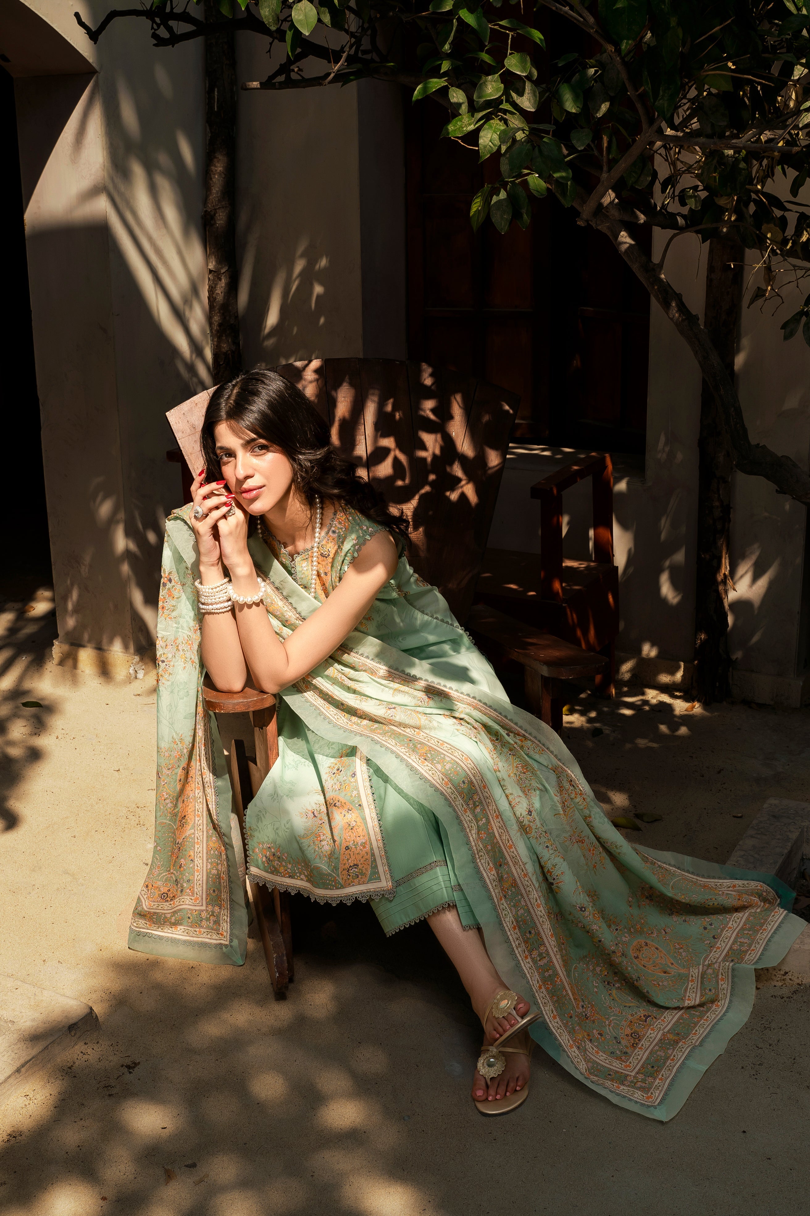 Printed - Lawn - 3pc - D146 - Mintaya
