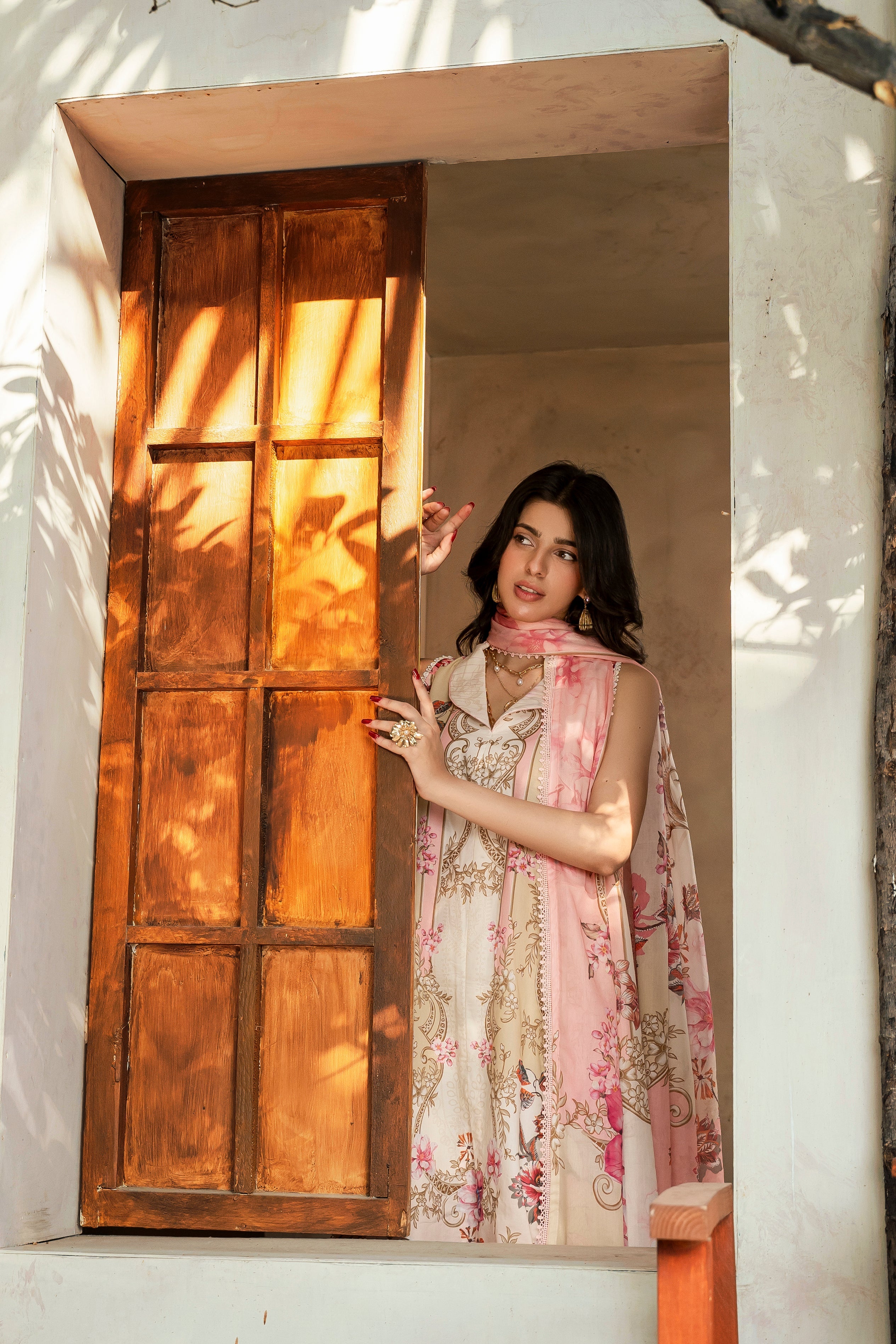 Printed - Lawn - 3pc - D143 - Lychee