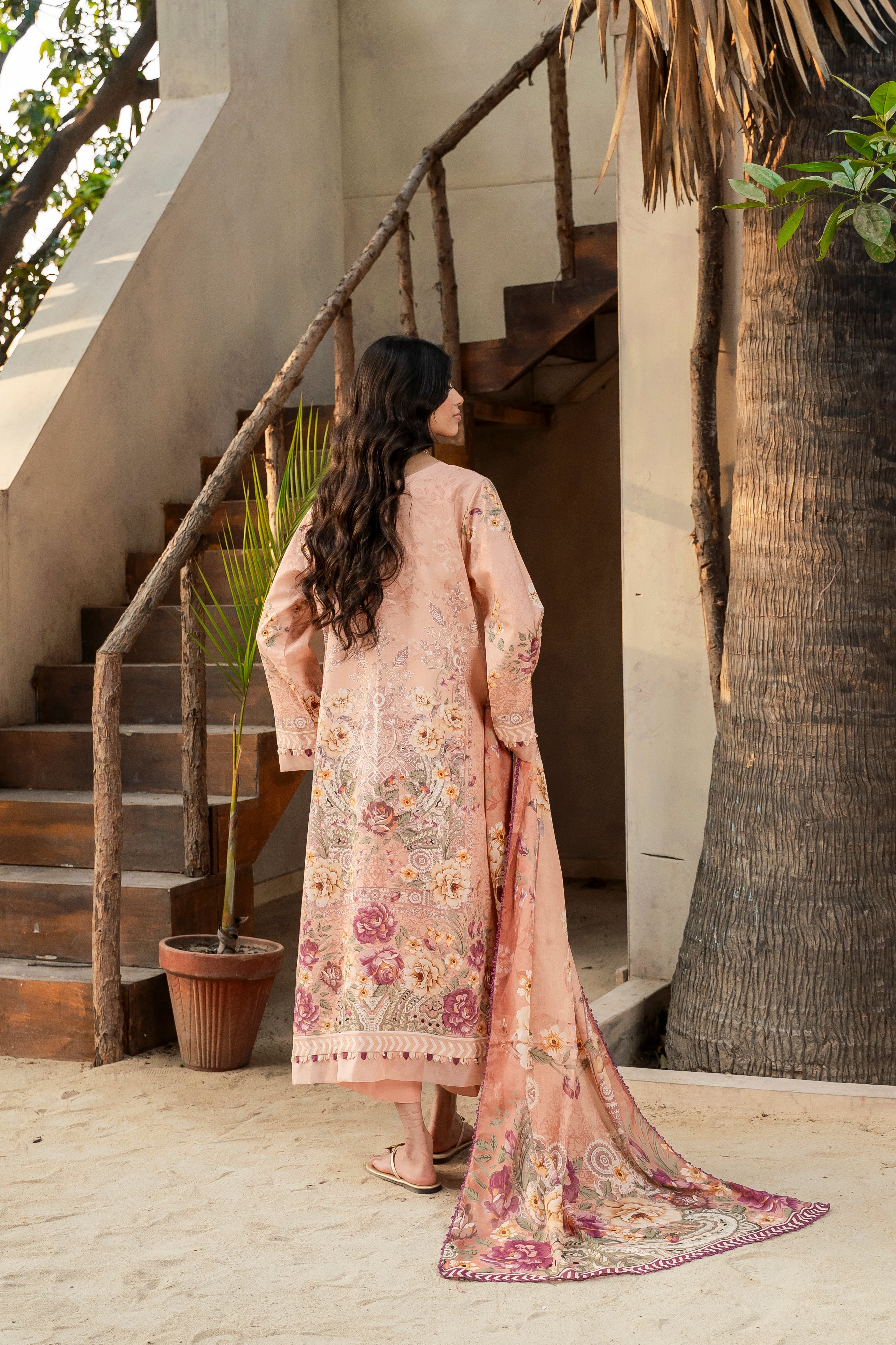 Printed - Lawn - 3pc - D141 - Roselle