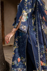 Printed - Lawn - 3pc - D142 - Blueberry