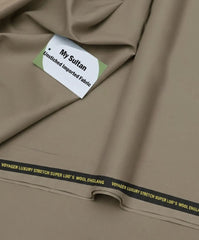 Men's Winter voyager luxury wool imported Suiting NK-0009 L/Brown