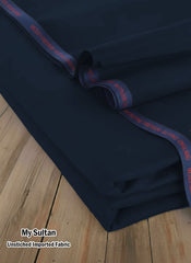 Men's Winter Microfine Premium imported Suiting NK-0017 Navy