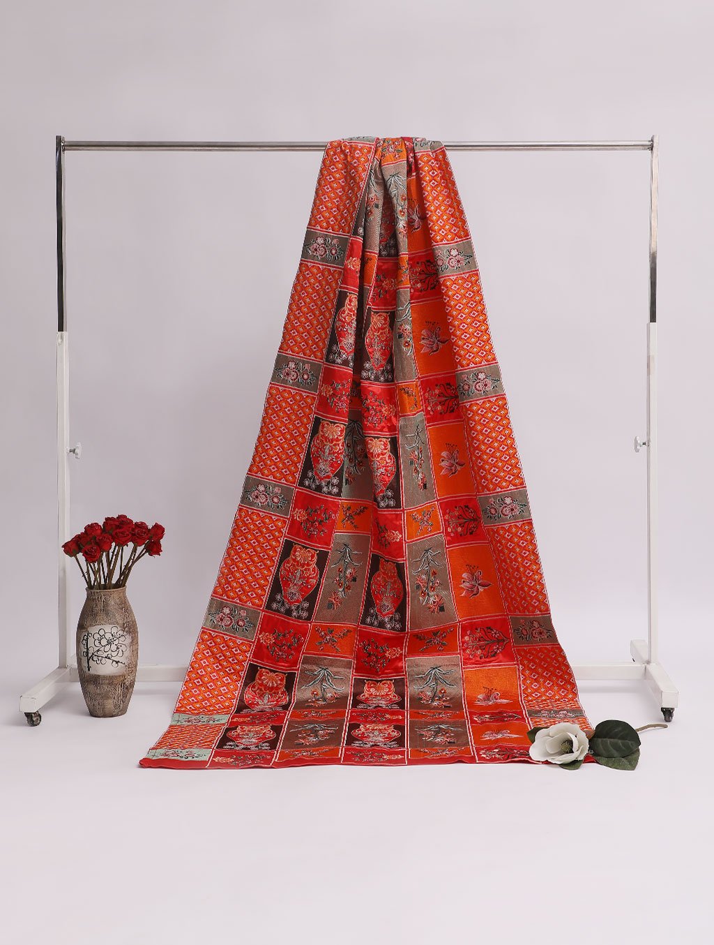 Fancy Shawl FS-002 Red Shawls FASUNSLAD 
