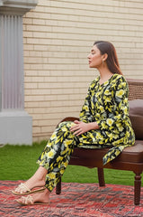 2 Pc Printed Linen Unstitched Suit IP-208